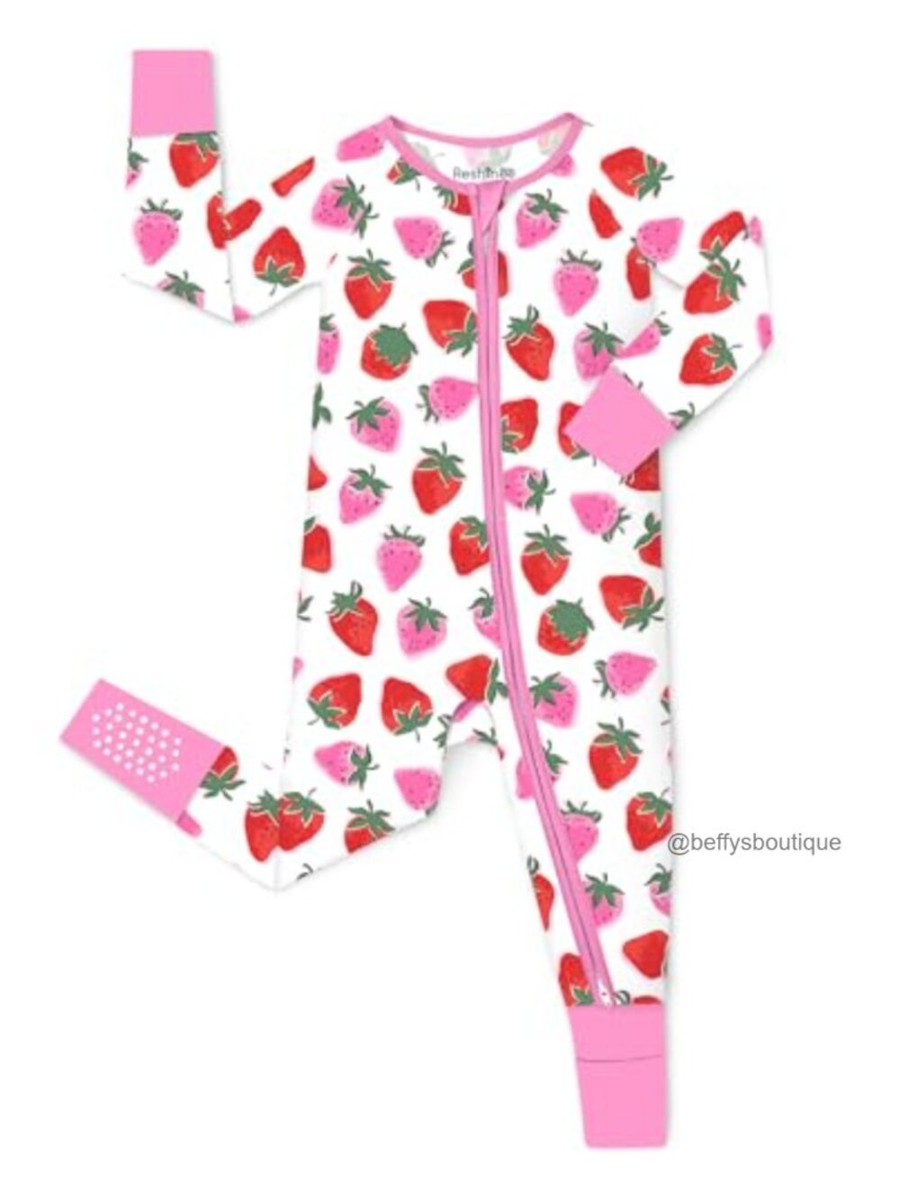 Bamboo Viscose Baby Footie Pajamas Convertible Sleeper Zipper Onesie 0-24M